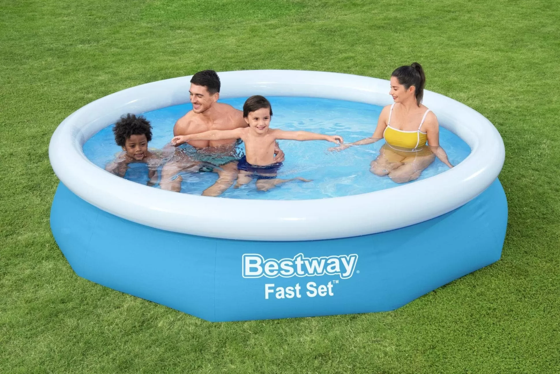 Bestway Fast Set 10' X 26" Round Inflatable Pool Shop