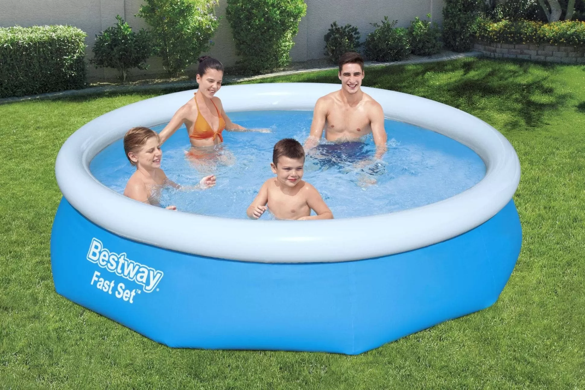 Bestway Fast Set 10' X 30" Round Inflatable Pool Set New