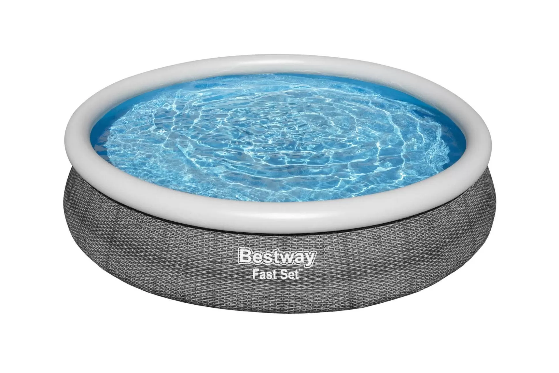 Bestway Fast Set 12' X 30" Round Inflatable Pool Set Hot