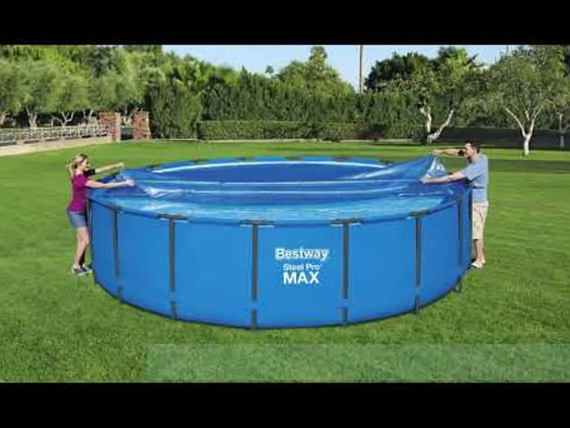 Bestway Flowclear 10' Solar Pool Cover Compatible With 10' Above Ground Pools Discount