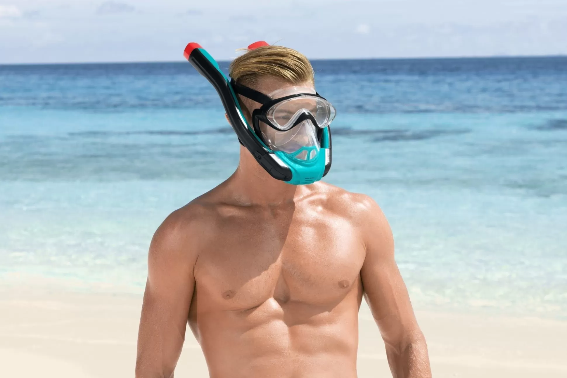 Bestway Flowtech Multicolor Full-Face Snorkel Mask S/M Discount