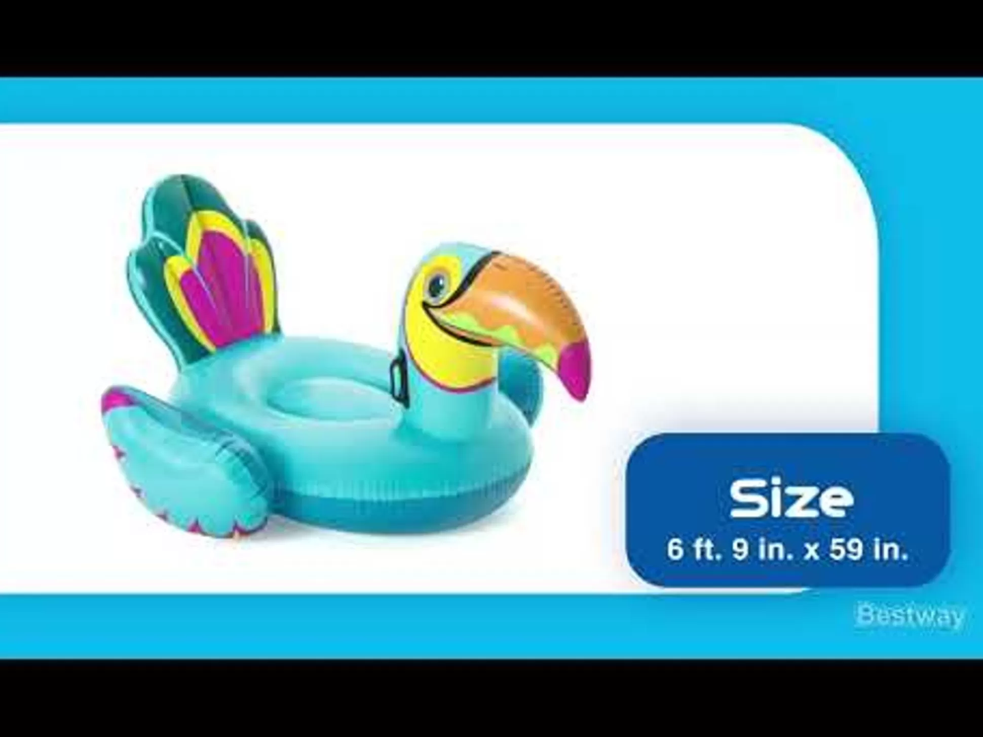 Bestway H2Ogo Tipsy Toucan Ride-On Inflatable Pool Float Cheap