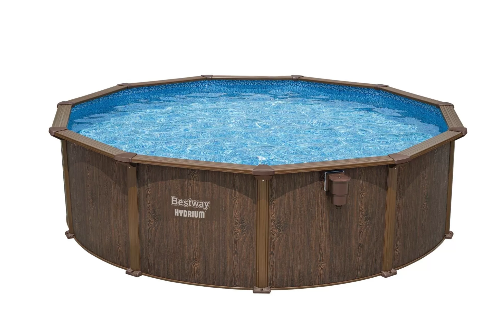 Bestway Hydrium Steel Wall Above Ground Pool Set Round 16' X 52 Hot