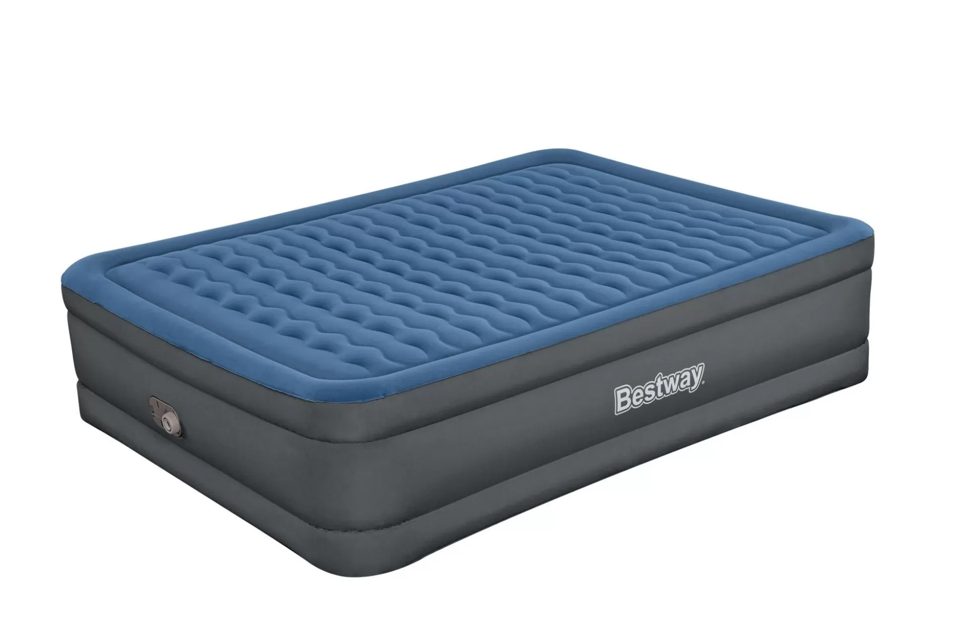 Bestway Tough Guard Air Mattress Queen 18 With Built-In Ac Pump And Antimicrobial Coating Shop