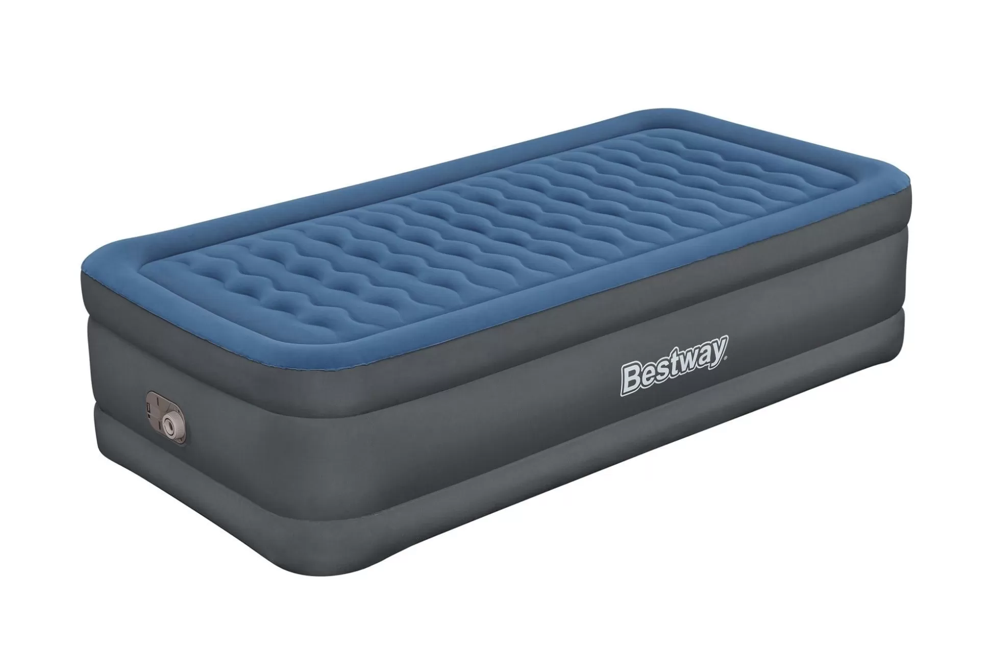 Bestway Tough Guard Air Mattress Twin 18 With Built-In Ac Pump And Antimicrobial Coating Cheap