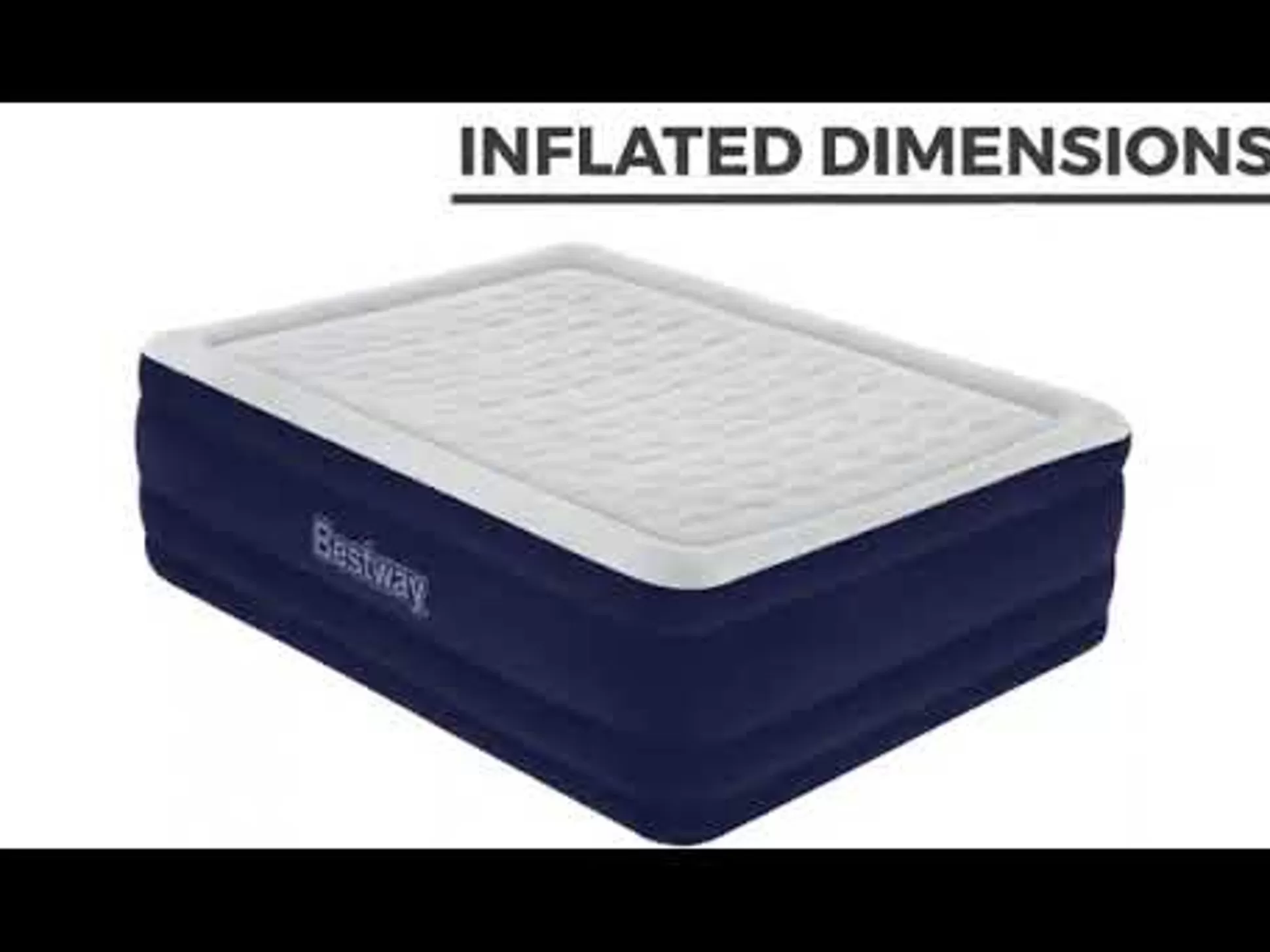 Bestway Tritech Air Mattress Full 24 With Built-In Ac Pump Included And Antimicrobial Coating Cheap