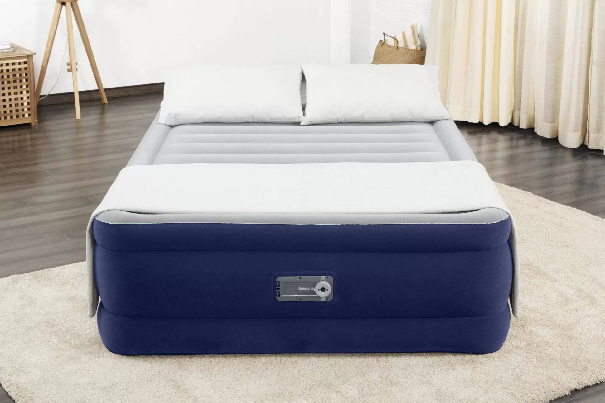 Bestway Tritech Air Mattress Queen 22 In. With Built-In Ac Pump And Antimicrobial Coating Sale