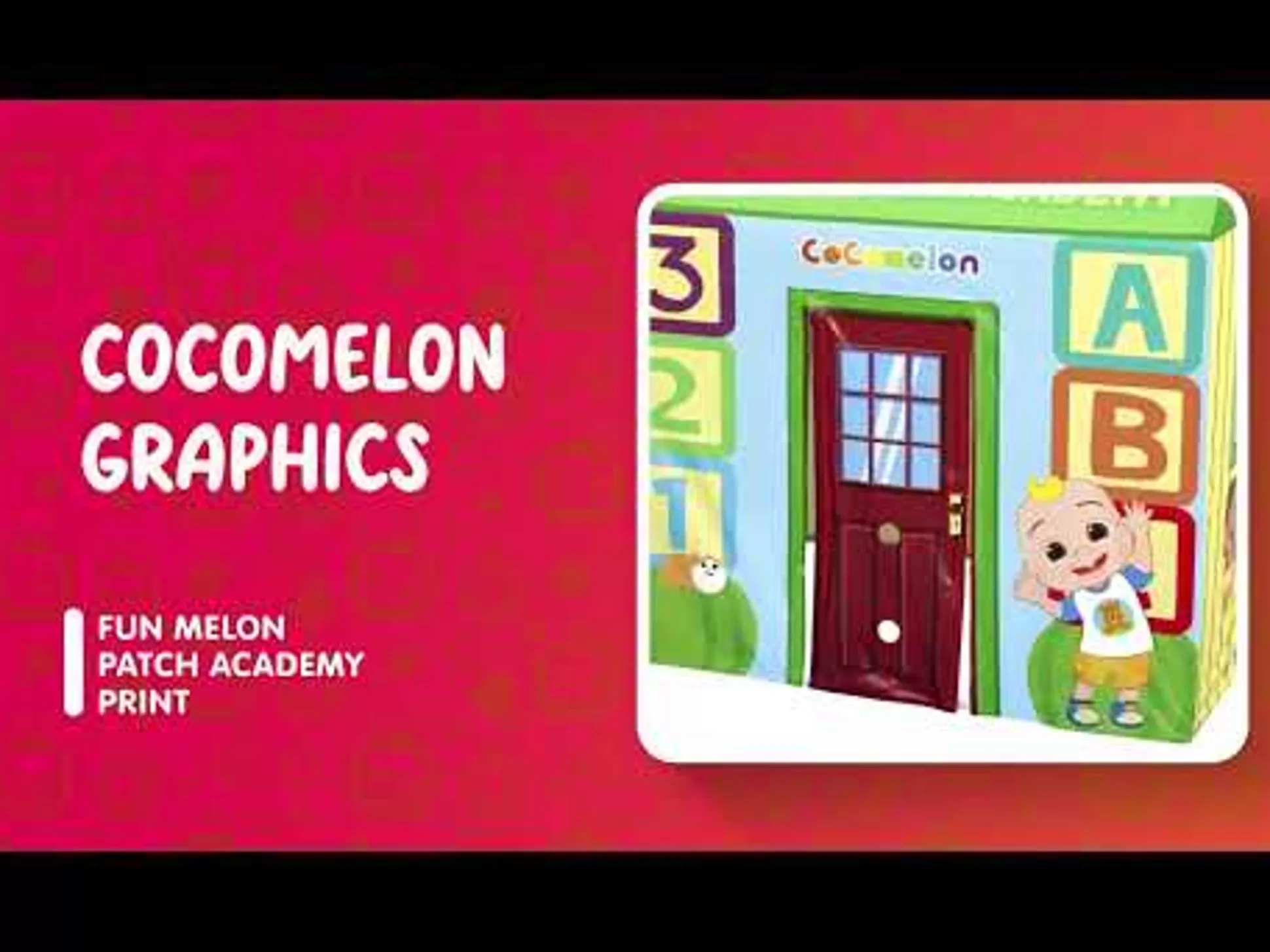 Bestway Cocomelon Melon Patch Academy Easy-Snap Kids Play House Hot