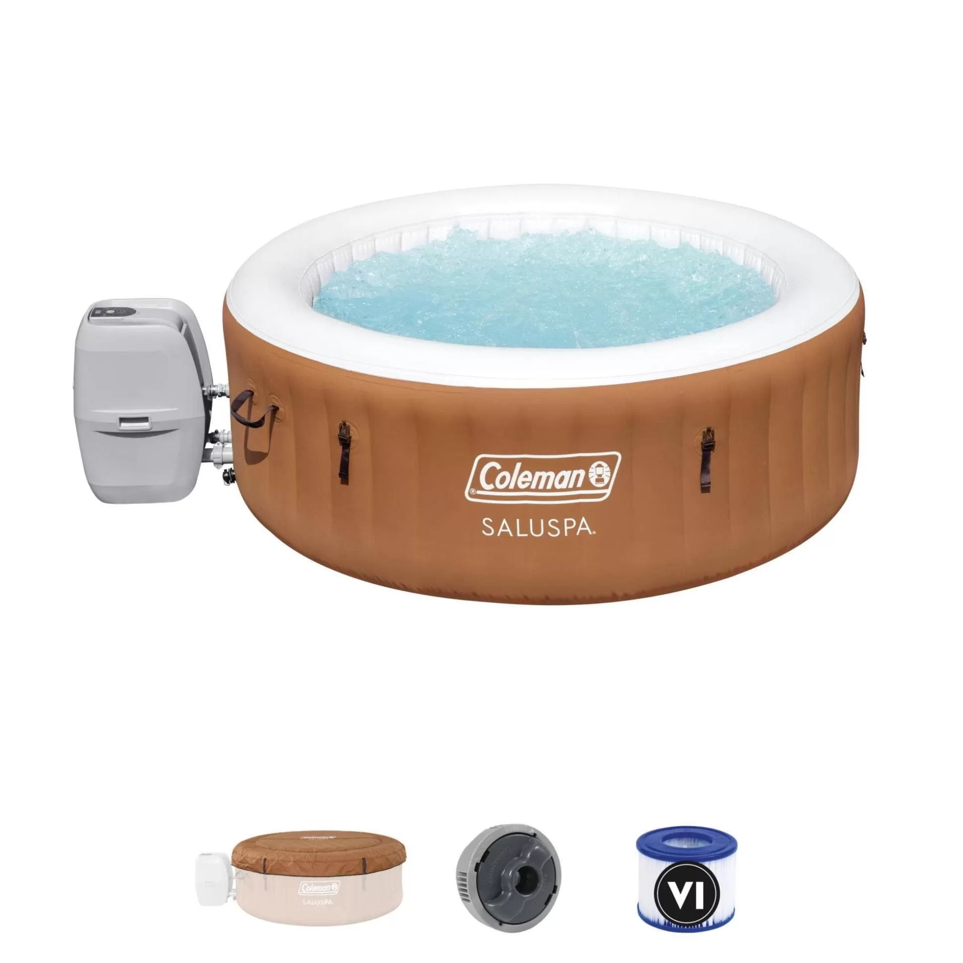 Bestway Coleman Ponderosa Energysense Airjet Inflatable Hot Tub Spa 2-4 Person Sale