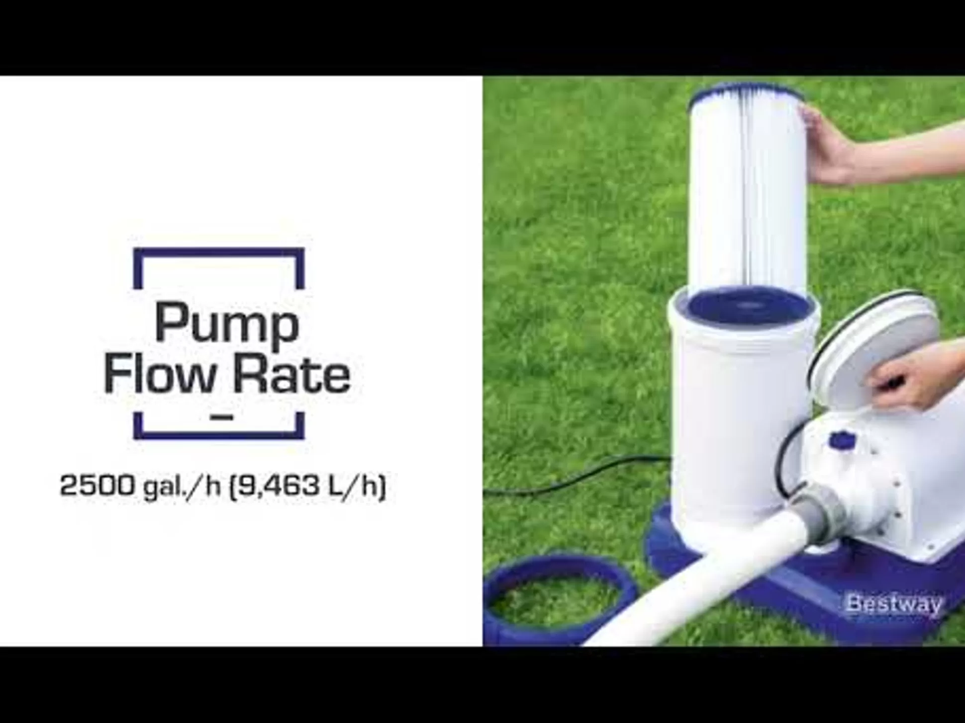 Bestway Flowclear 2,500 Gal. Filter Pump Best