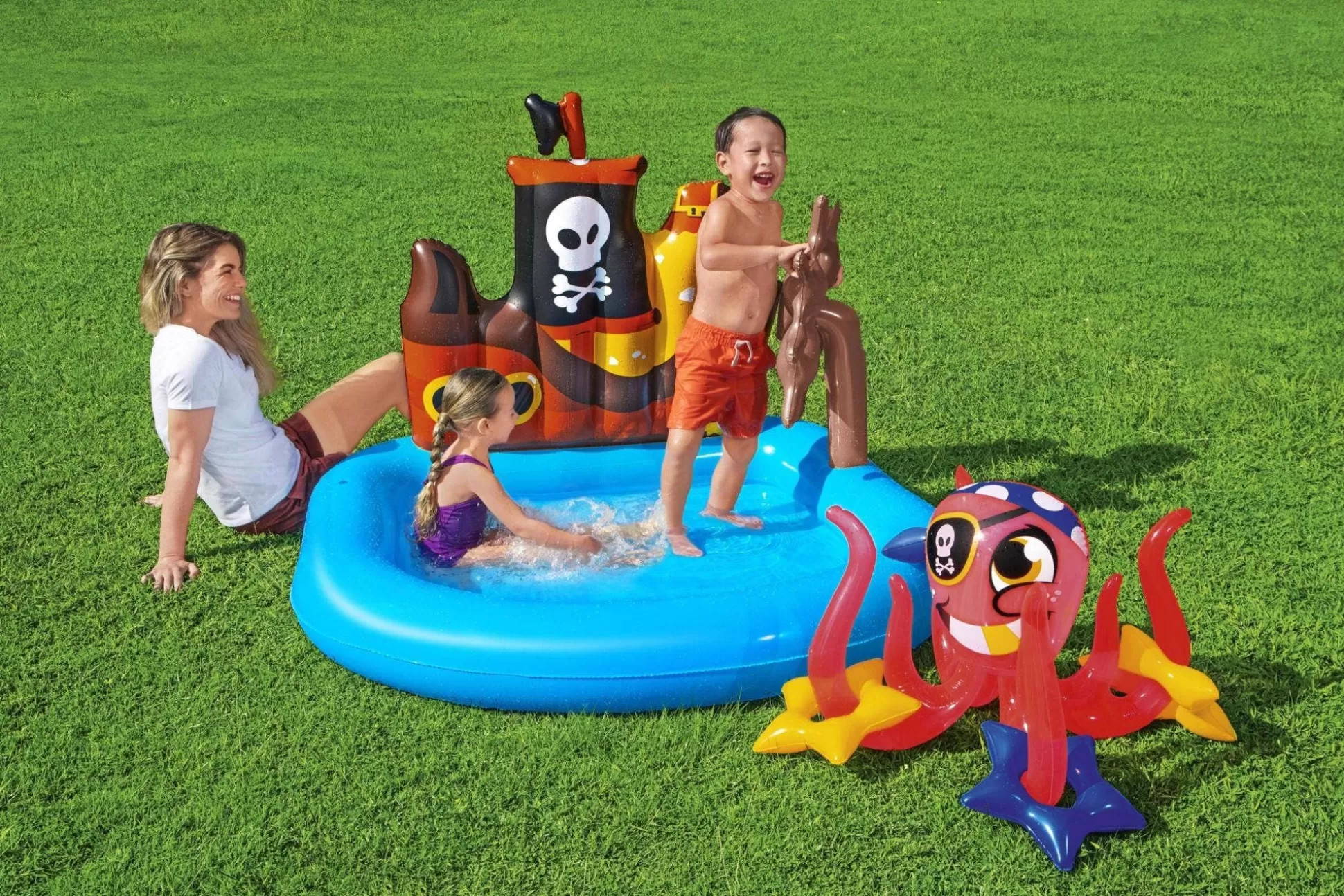 Bestway H2Ogo! Ships Ahoy Inflatable Kids Water Play Center Cheap