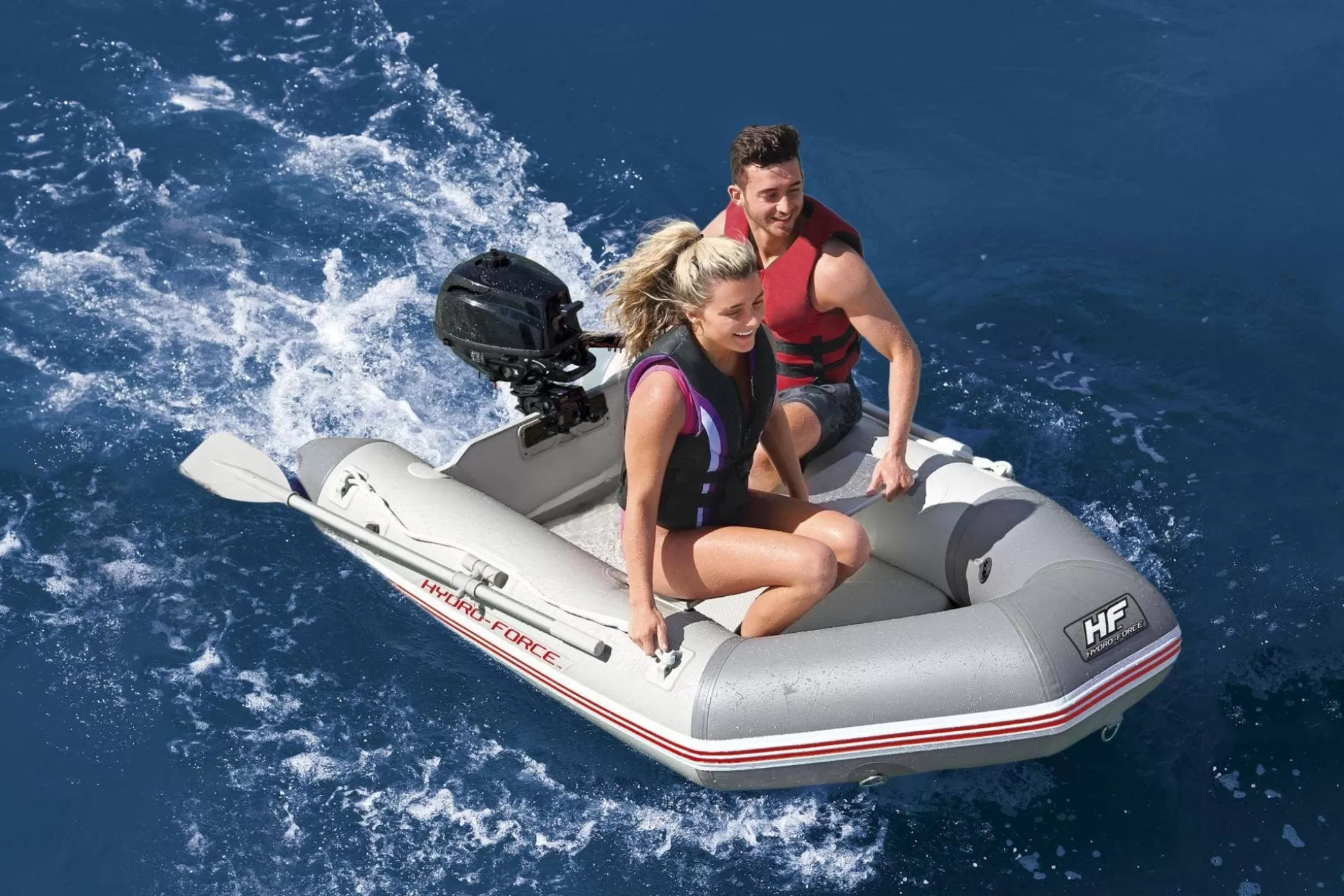 Bestway Hydro-Force Caspian Inflatable Boat Set Discount