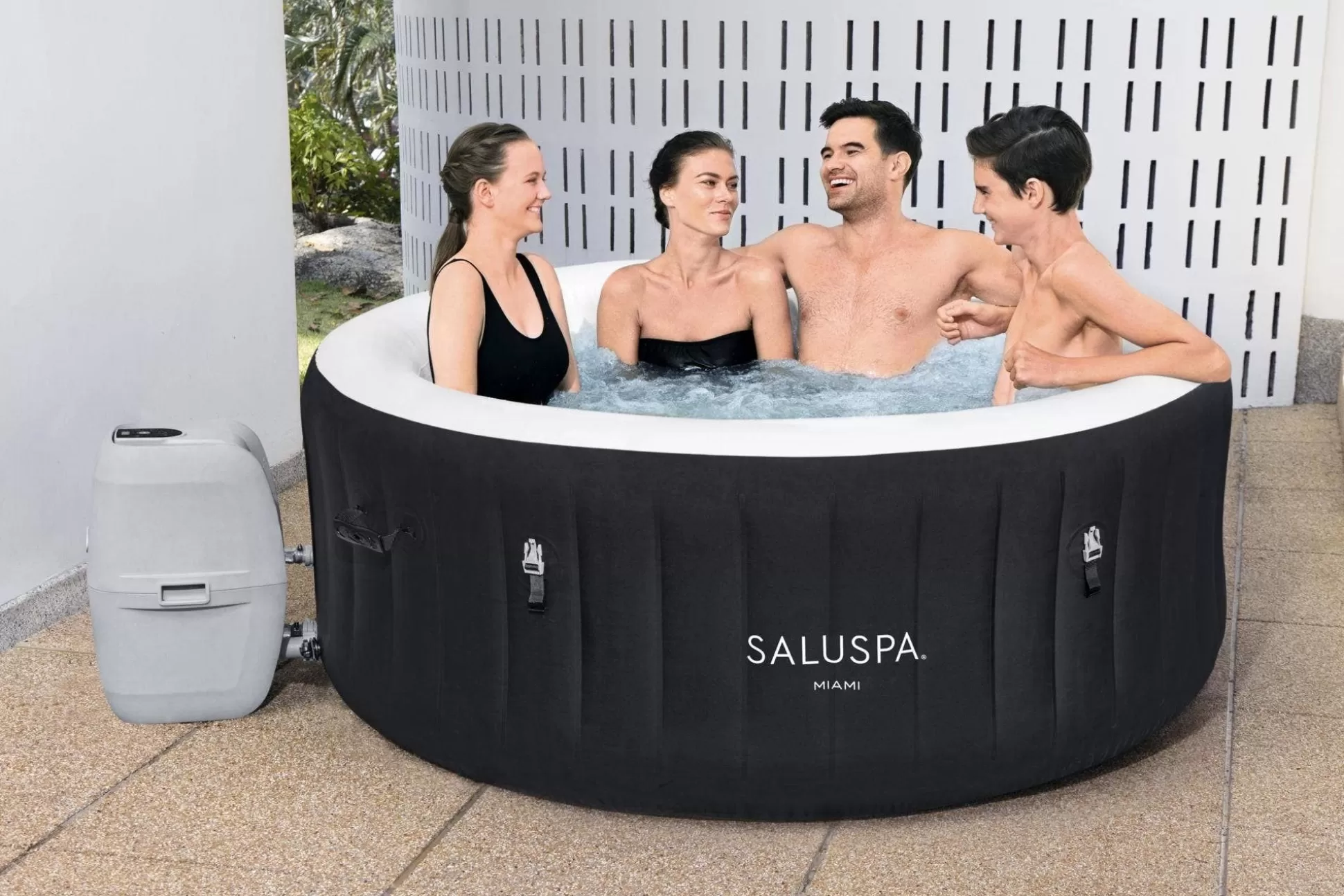 Bestway Saluspa Miami Airjet Inflatable Hot Tub Spa 2-4 Person Fashion