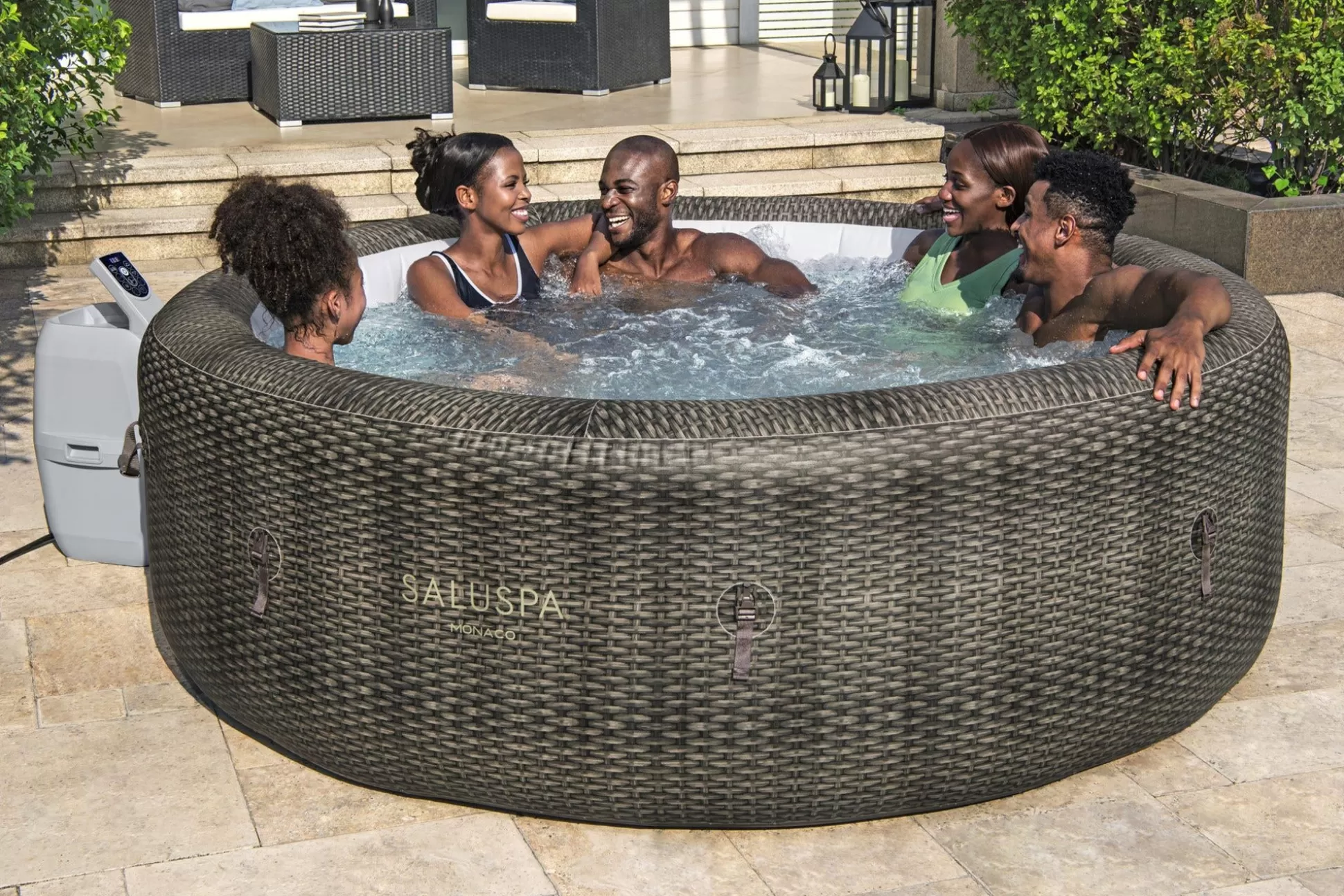 Bestway Saluspa Monaco Energysense Smart Signature Airjet Inflatable Hot Tub With App-Control 5-7 Person Discount